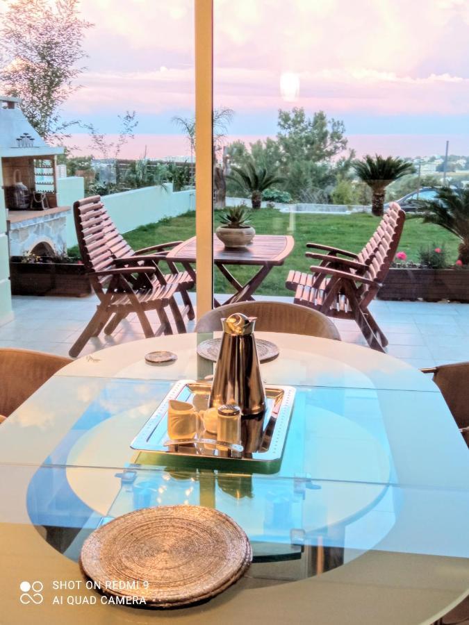 Luxury Apartment With Sea View Near Kallithea Koskinou  외부 사진