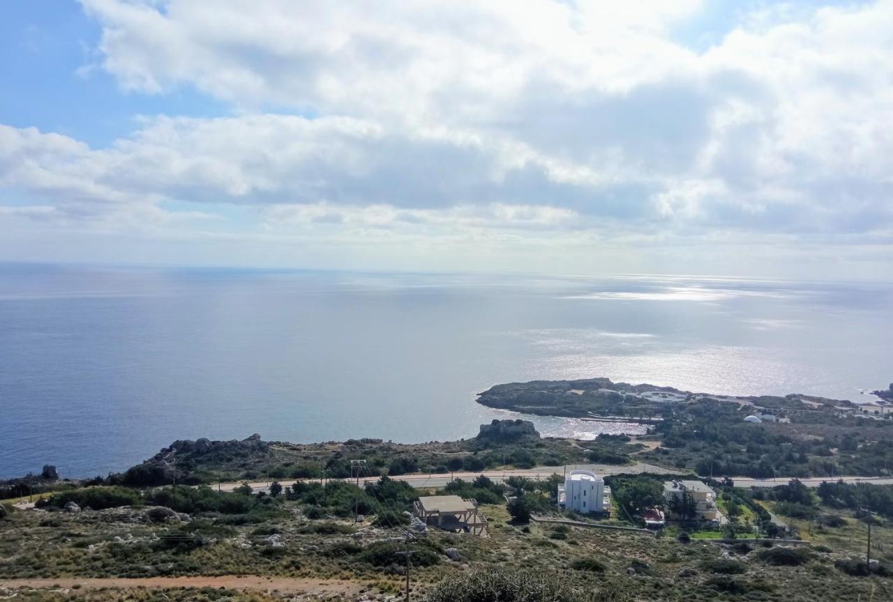 Luxury Apartment With Sea View Near Kallithea Koskinou  외부 사진